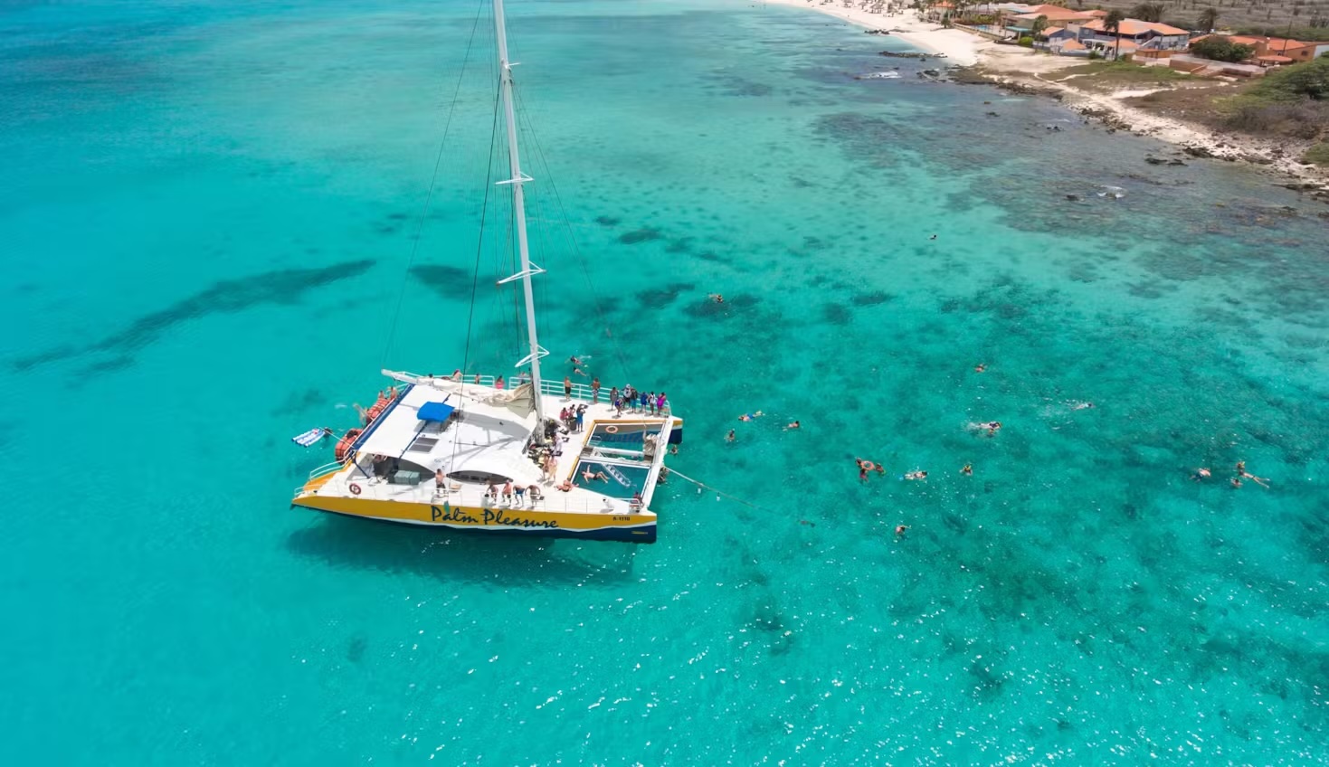 Aruba: PALM PLEASURE CATAMARAN – SNORKELTUR