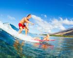 Surfing på Hawaii