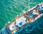 Cruise skib fra oven